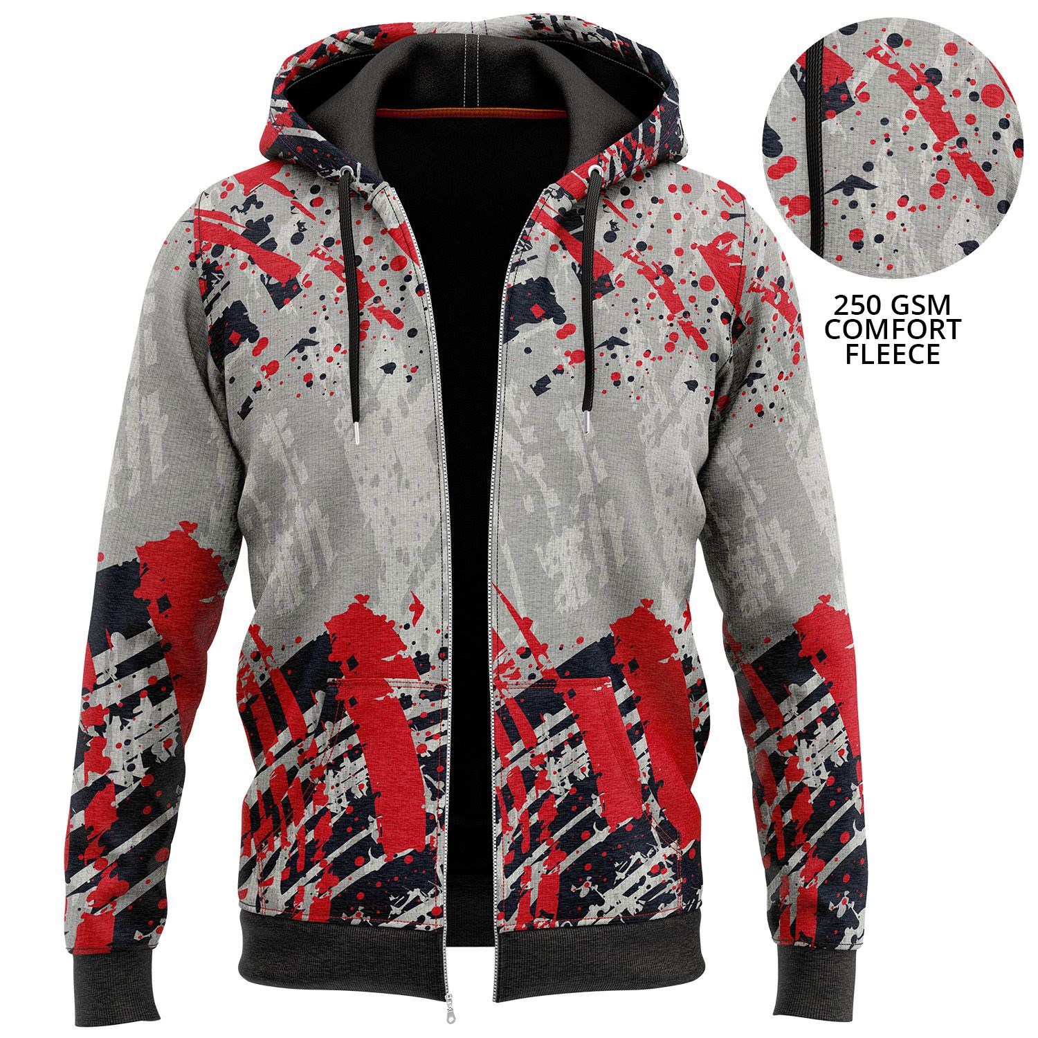 Youth 250 GSM Comfort Fleece Full color sublimation Pullover Hoodies