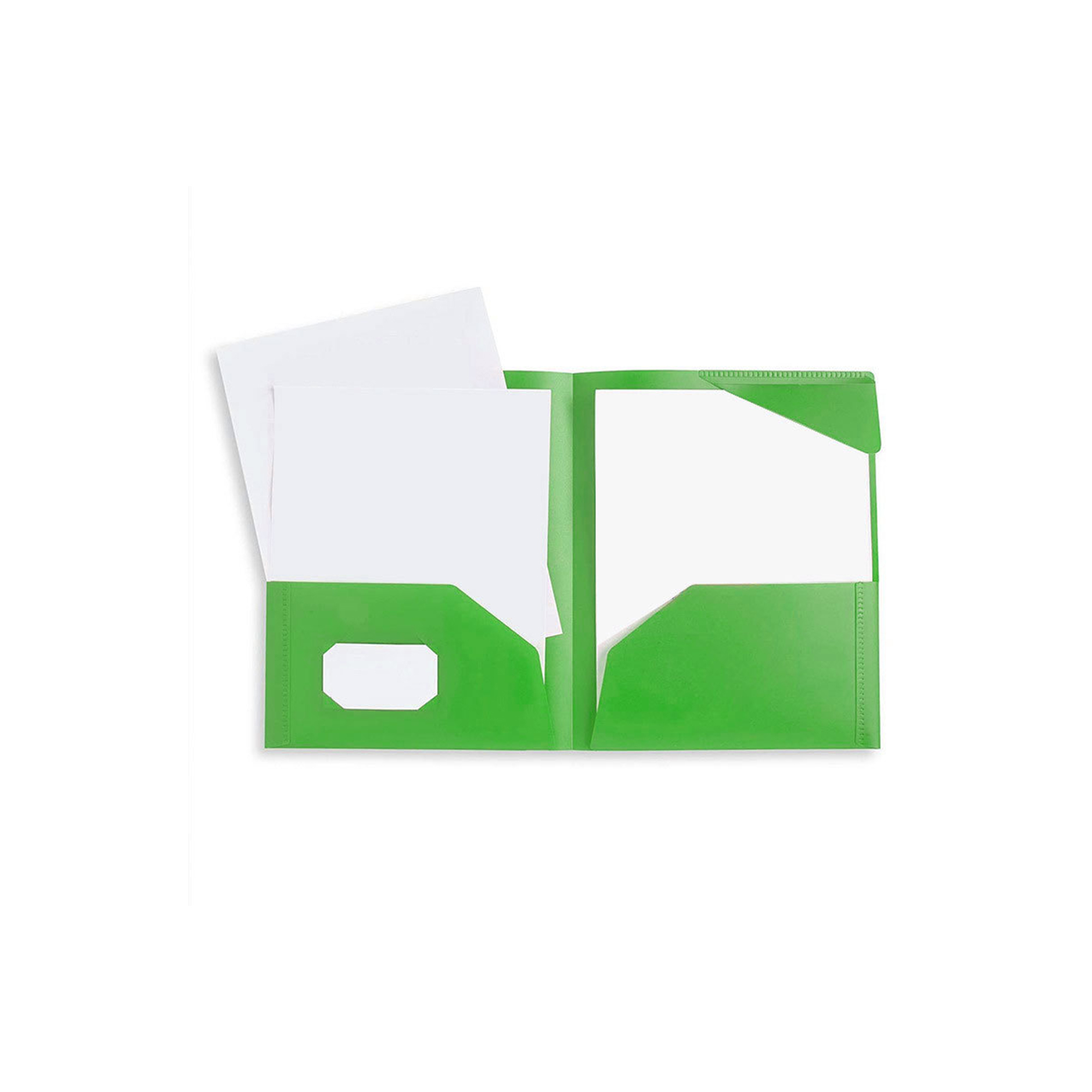 Plastic Two Pocket Folder 3