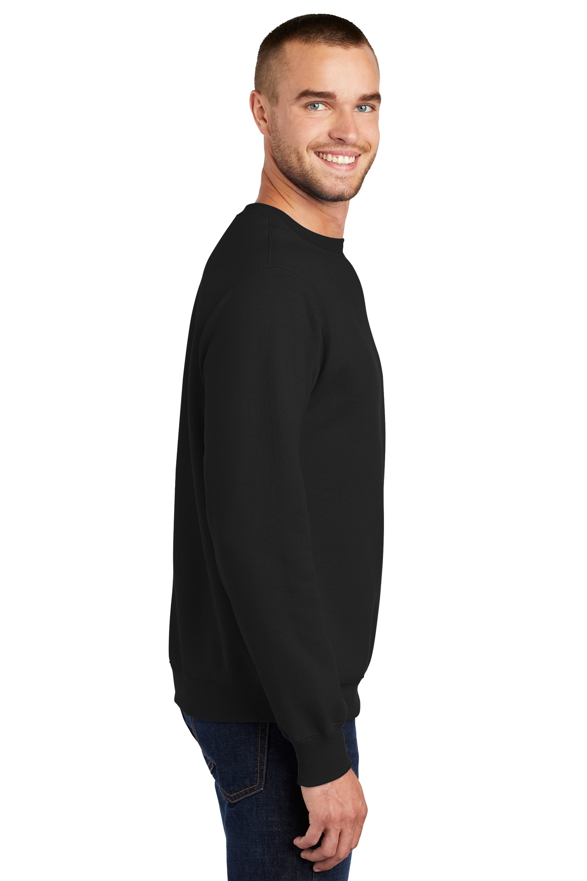 Port & Company® Essential Fleece Crewneck Sweatshirt, custom hoodie or sweatshirt with logo imprint 24
