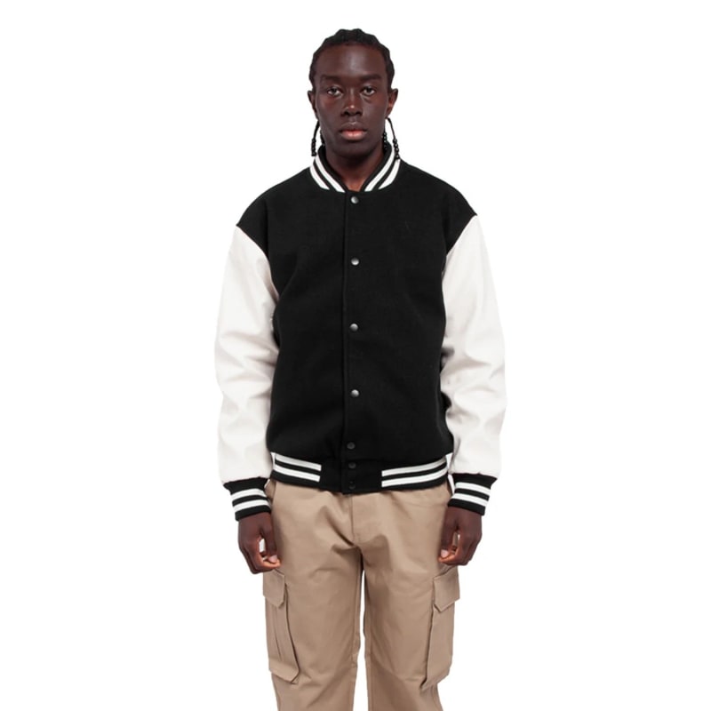 Shaka Wear Men's Letterman Jacket 15