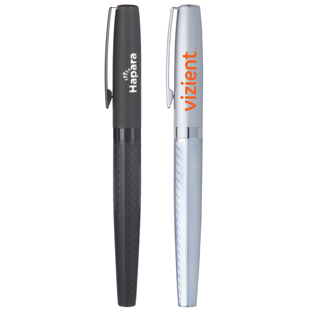 Sleek Brass Cap Off Rollerball Pen