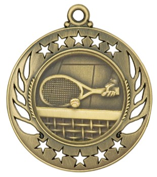 Tennis Galaxy Medal, 2 1/4" 2