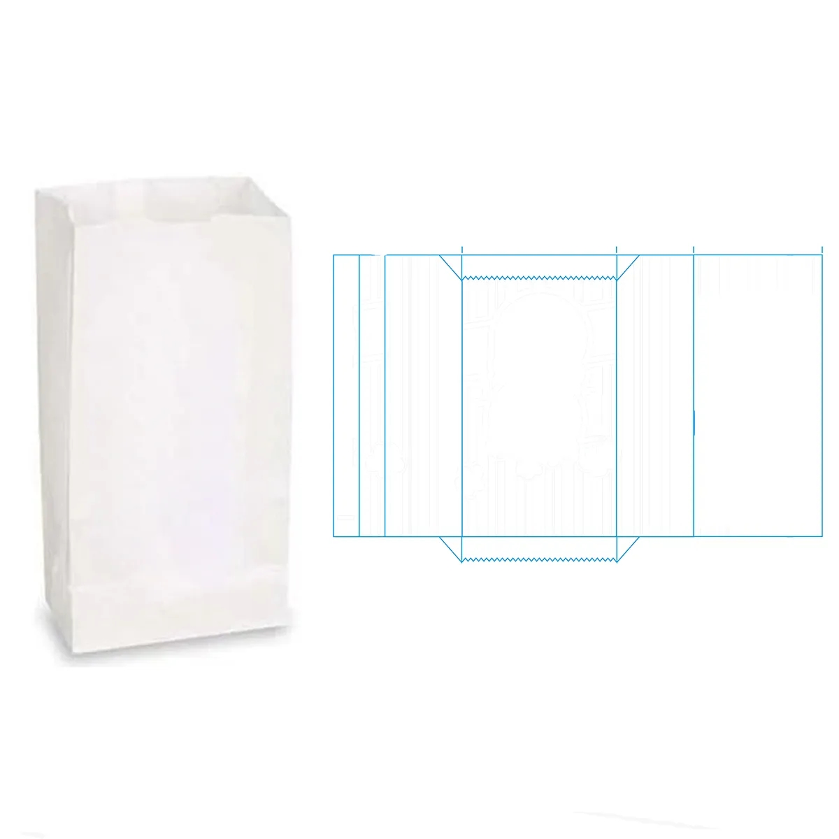 Custom Greaseproof Paper Popcorn Bags 3