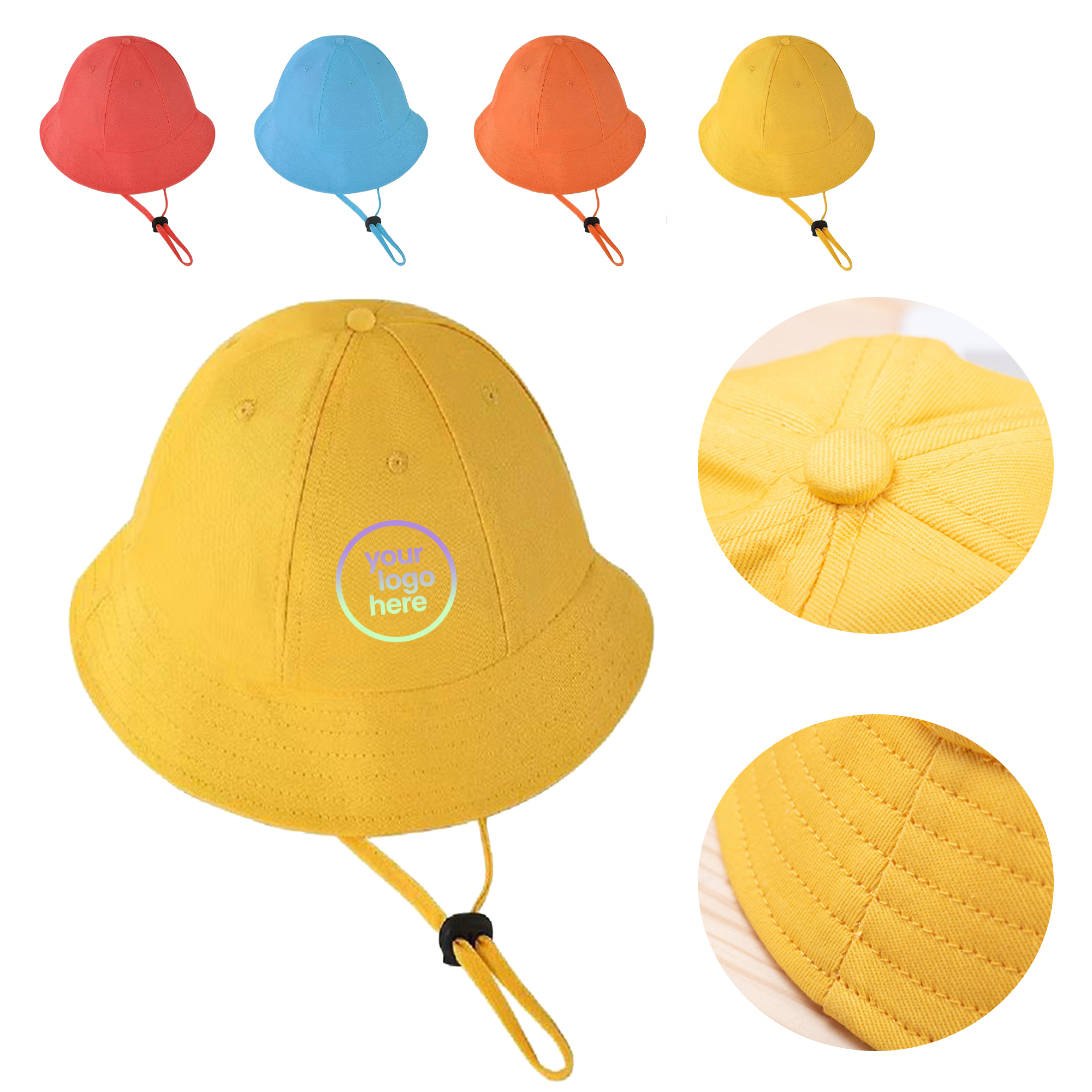 MOQ:10pcs Custom Kids' Fisherman Hat 2