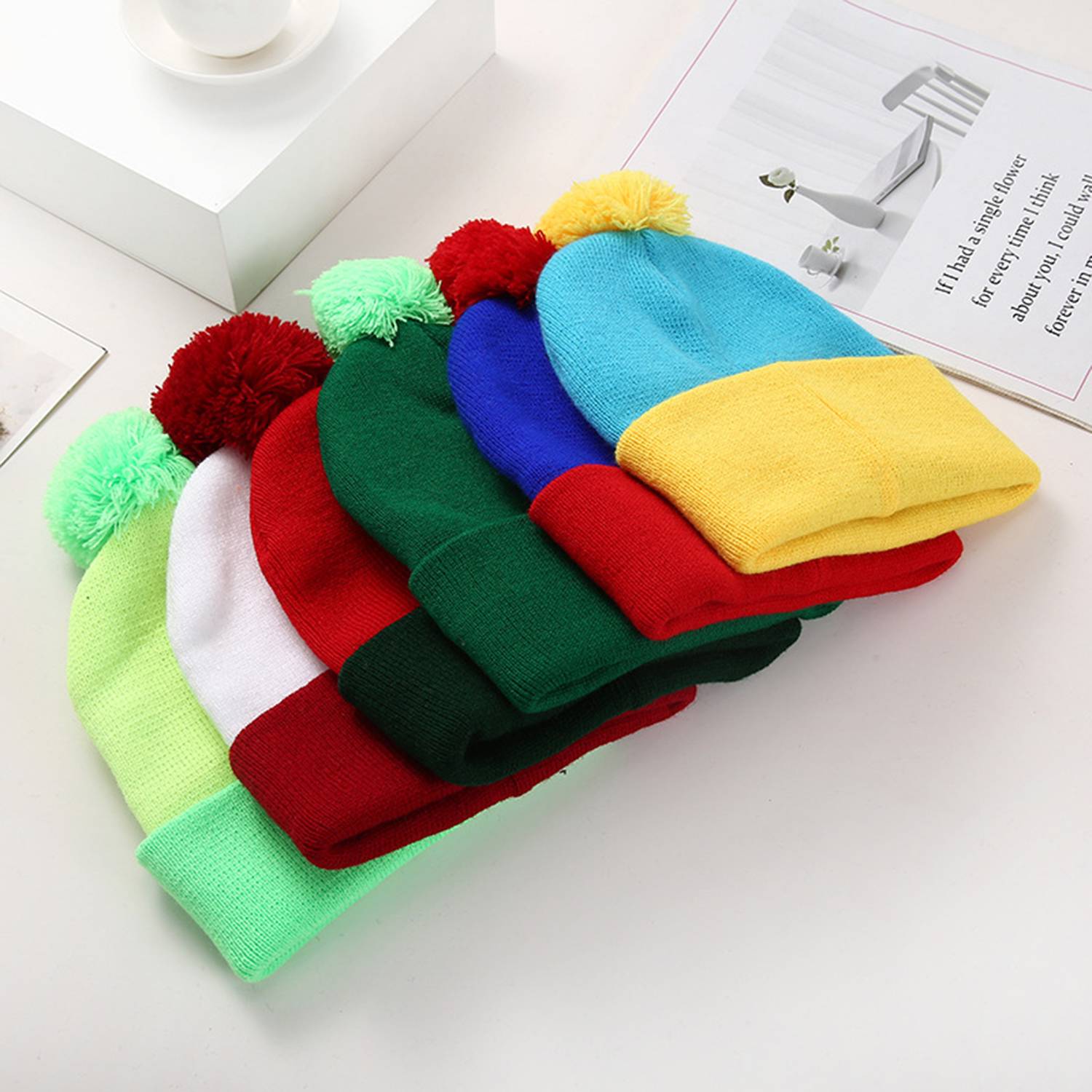 Winter woolen hat 6