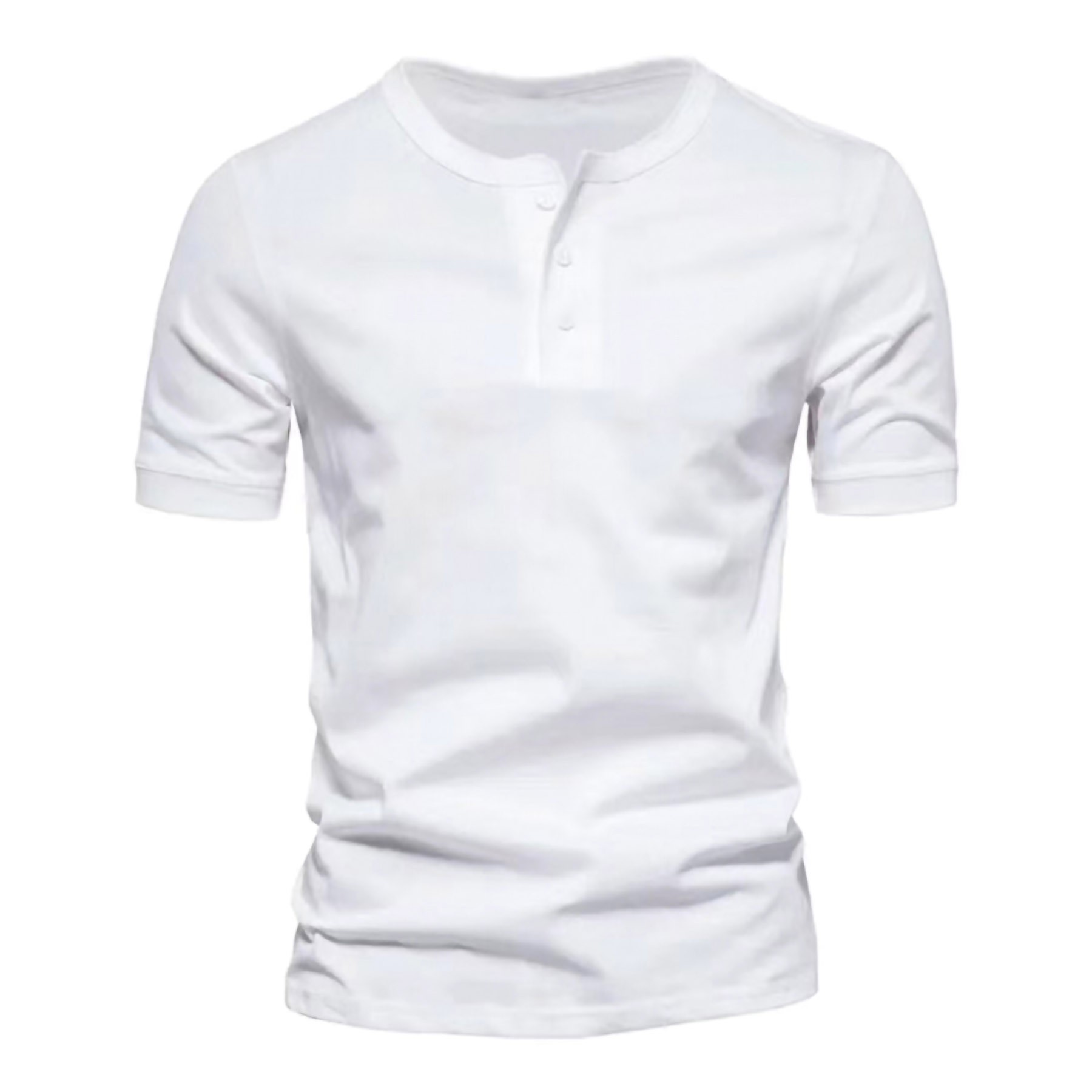 Henley Crew Neck Short Sleeve 3