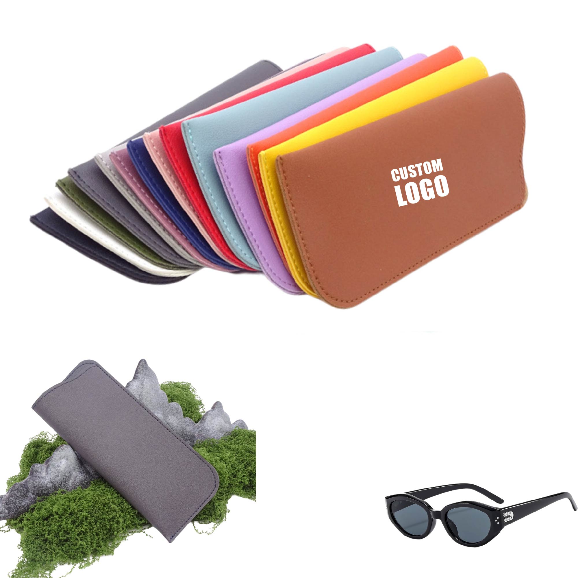 MOQ 10 pcs Eyeglasses Storage Pouch 2