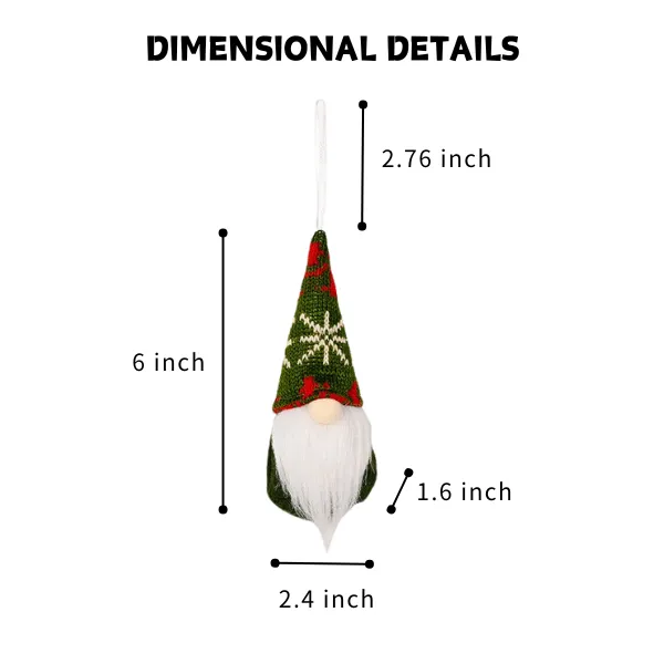 Knitted Christmas Plushie Charm 6