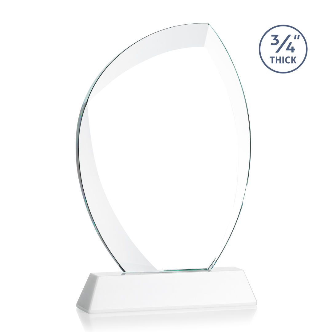 Wichita VividPrint™ Award on Newhaven Base - White 8