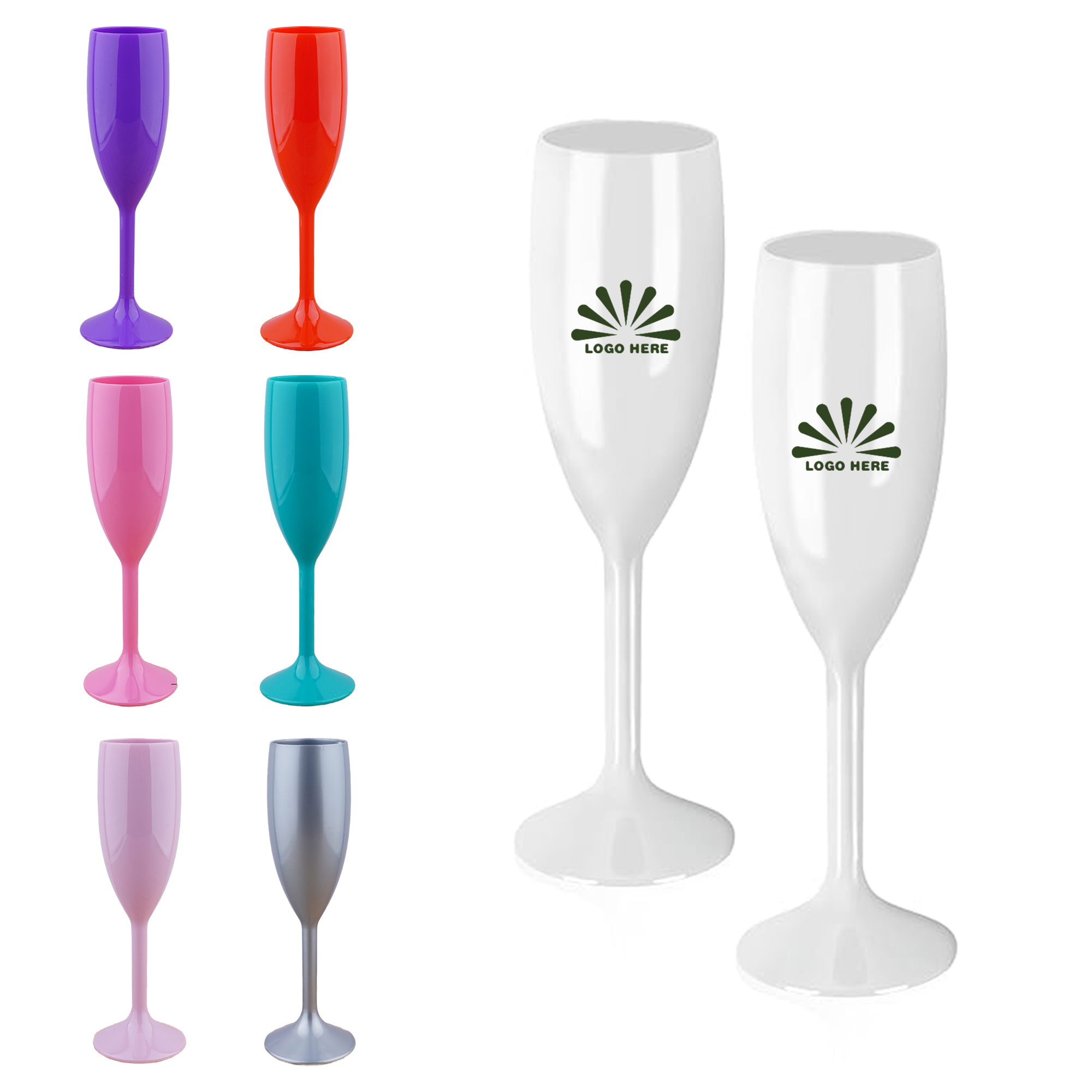 6oz High Stem Champagne Cup MOQ20 3