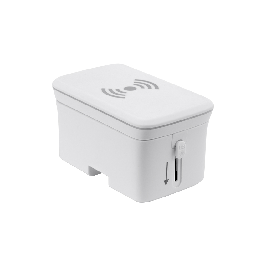 Universal Travel Adapter with Power Bank (5,000 mAh) or Wireless Charger 11