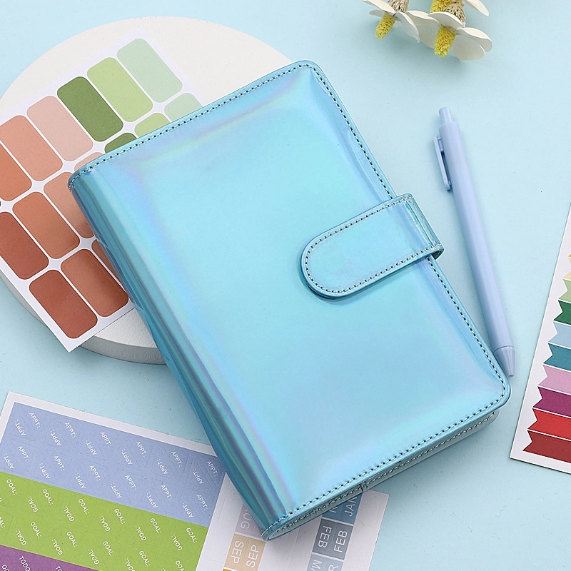 PU Leather A6 Budget Planner Binder Notebook 5