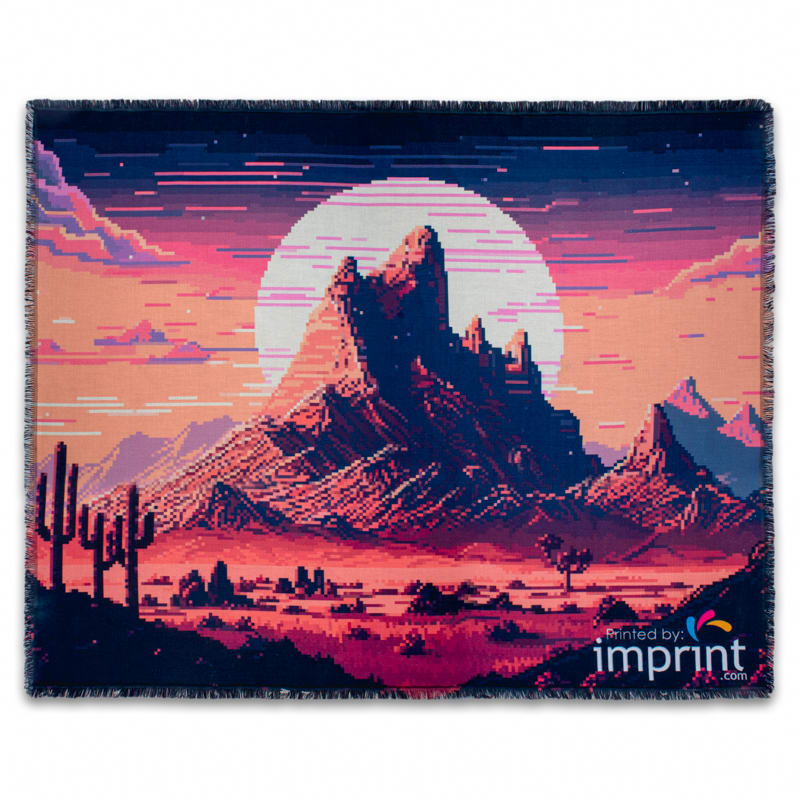 50" X 60" Custom Woven Throw Blanket 1