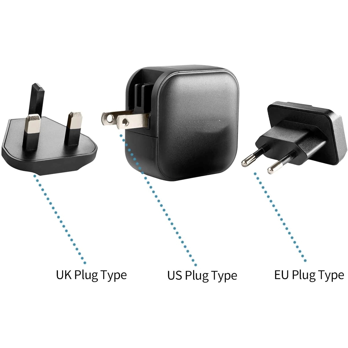 3-Port Wall Charger Usb-C Fast Charging Adapter 4