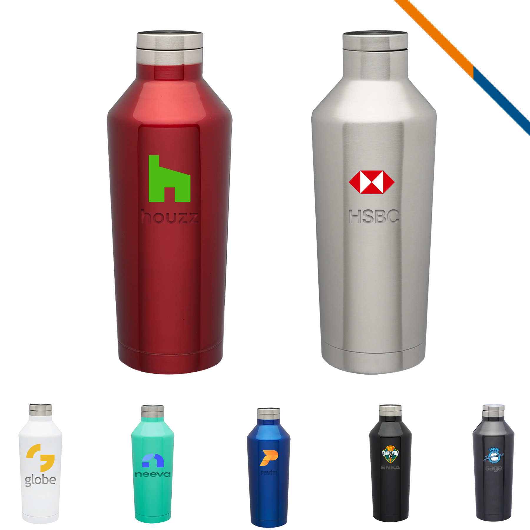 Risa Stainless Steel Water Bottle - 17 OZ. 4