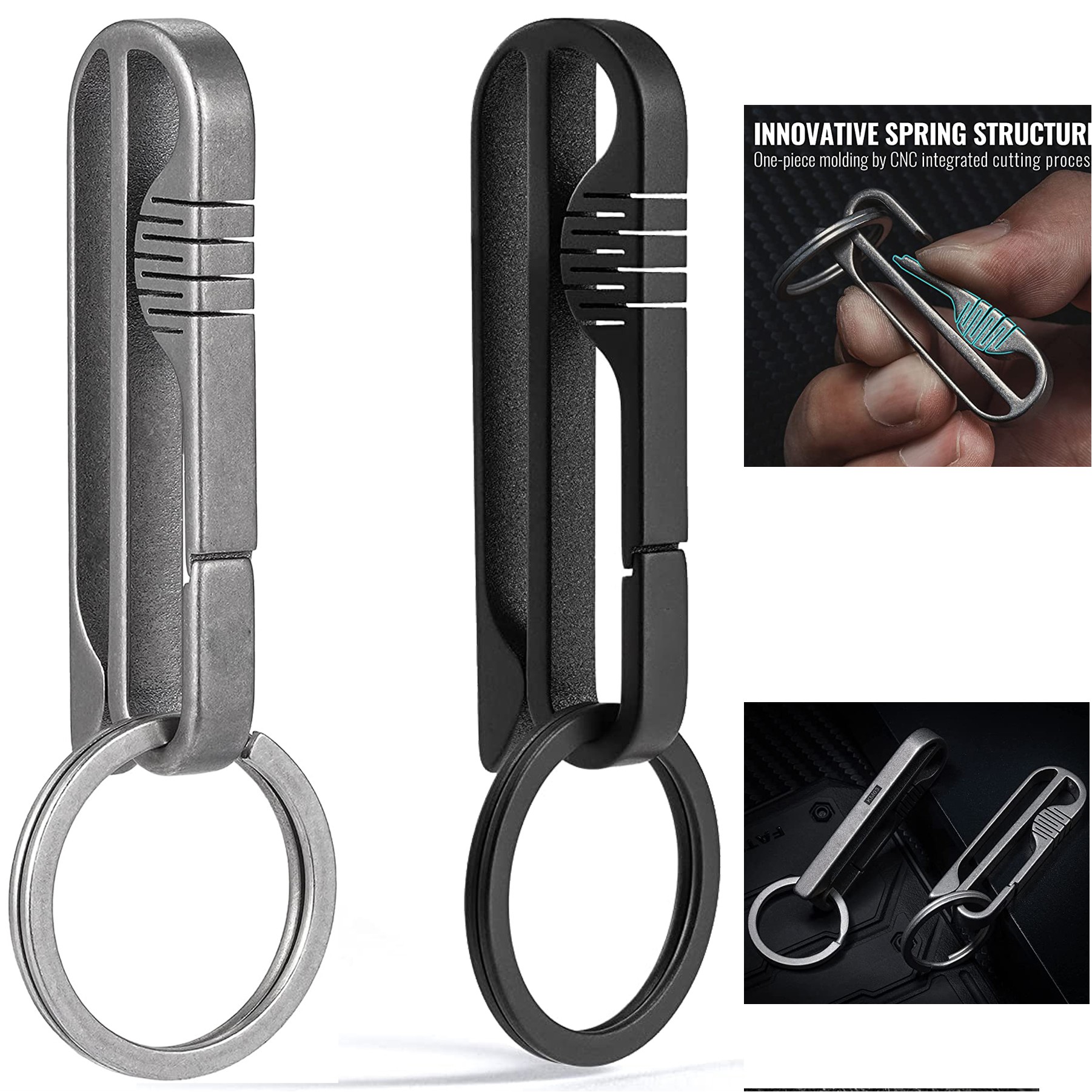 Belt Loop Keychain Clip 2