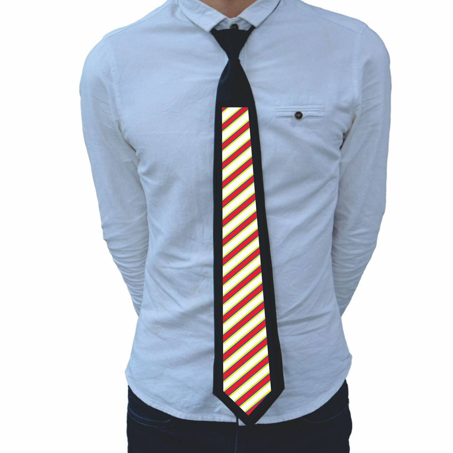 Nylon Adjustable LED Light Up Tie 12