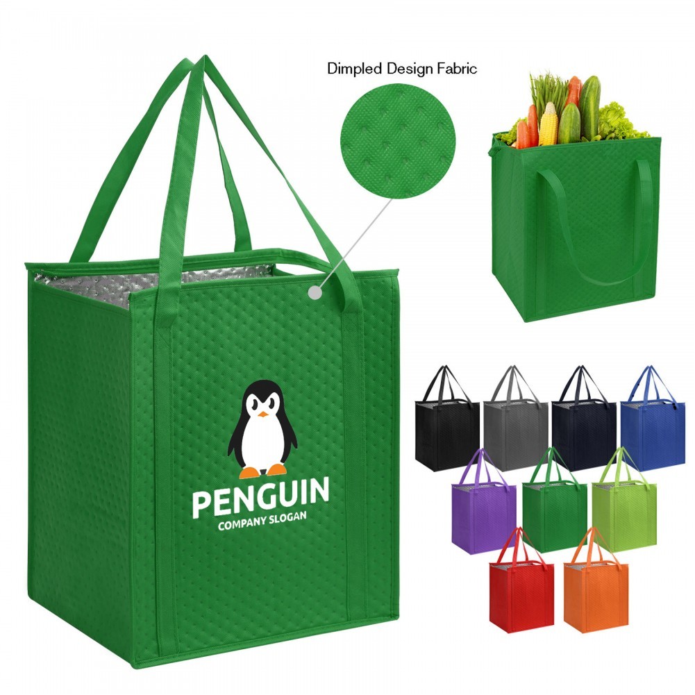 Thermal Grocery Cooler Tote Bag (Ocean) 2