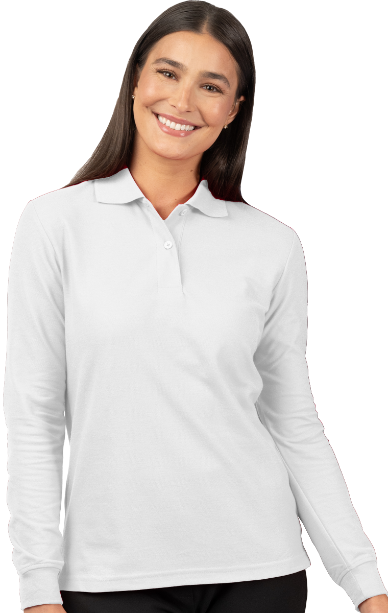 Ladies' Soft Touch L/S Pique Polo 2