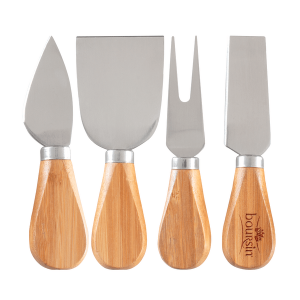 4- Piece Bamboo Cheese Tool Set 6