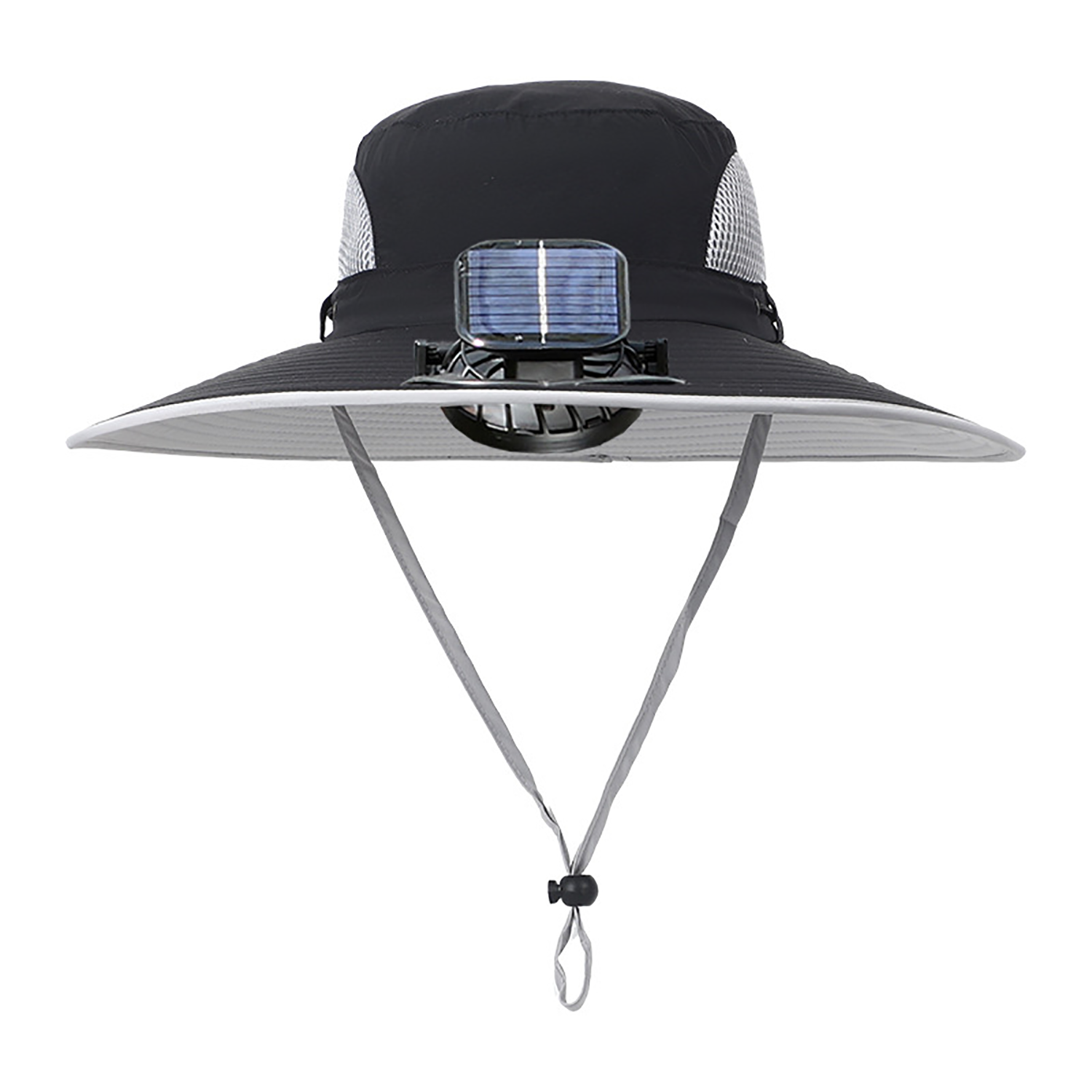 Wide Brim Solar USB Rechargeable Fan Sun Hat 6