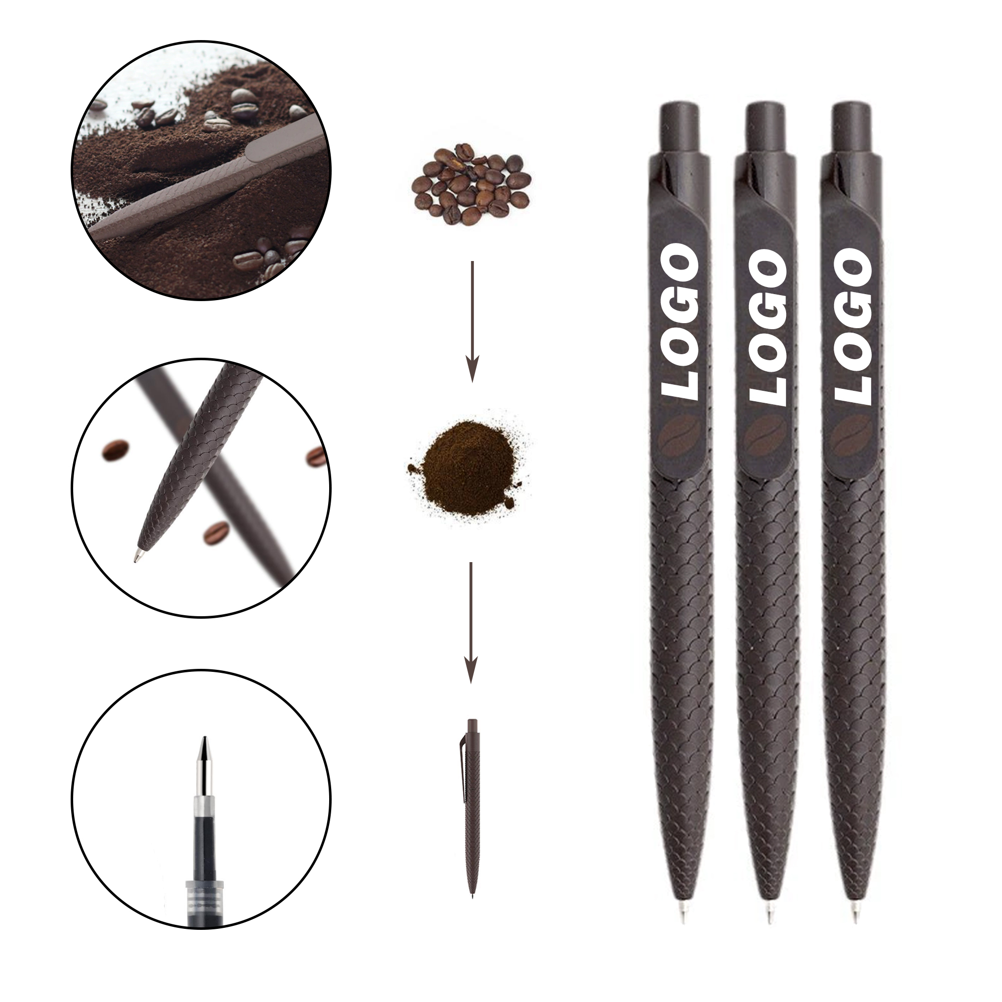 ECO Coffee Grounds Pen 3