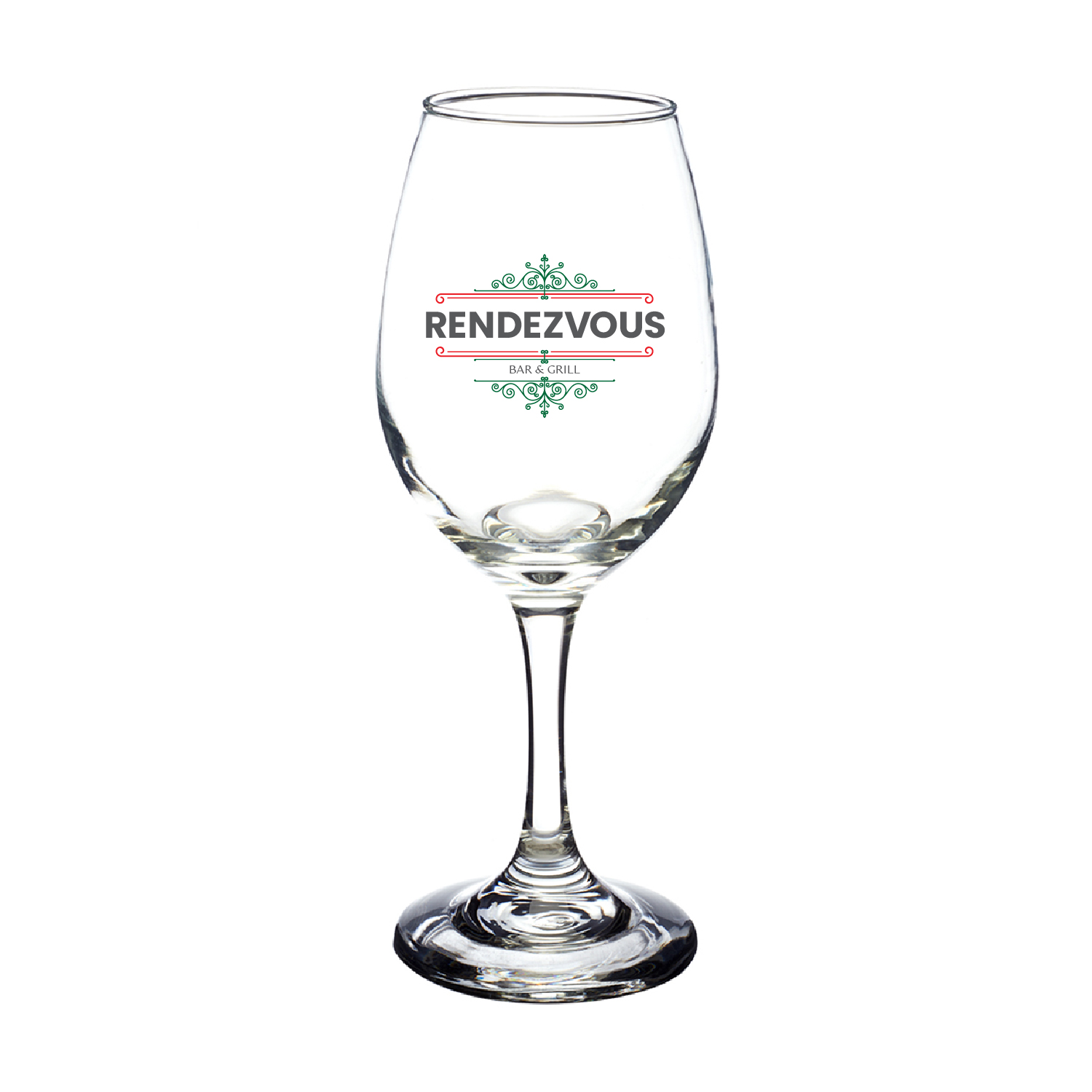 10 oz. Classic Wine Glass (Full Color Imprint) 7