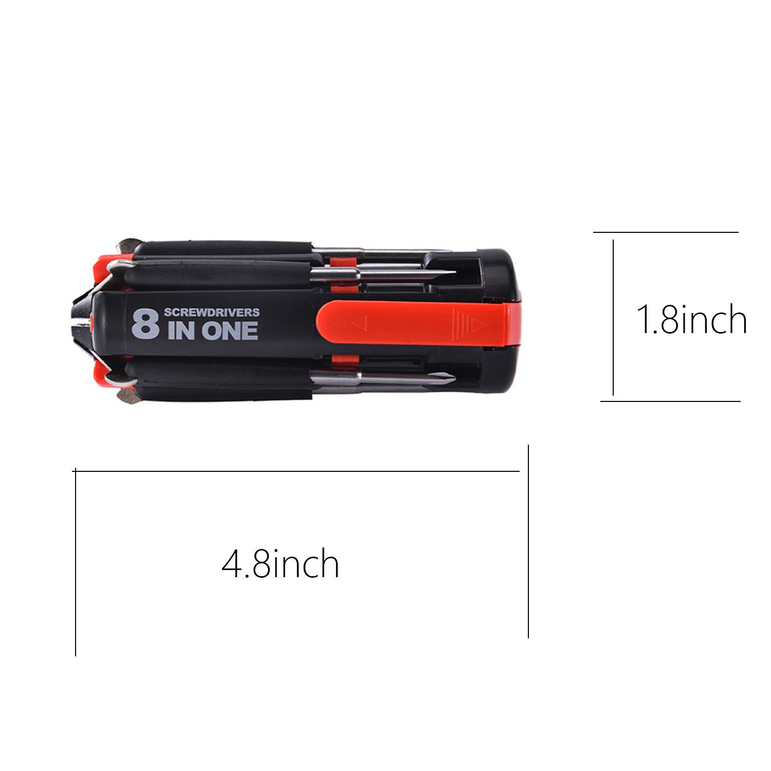 8 in 1 Multifunctional Screwdriver Tool w/ Flashlight 13