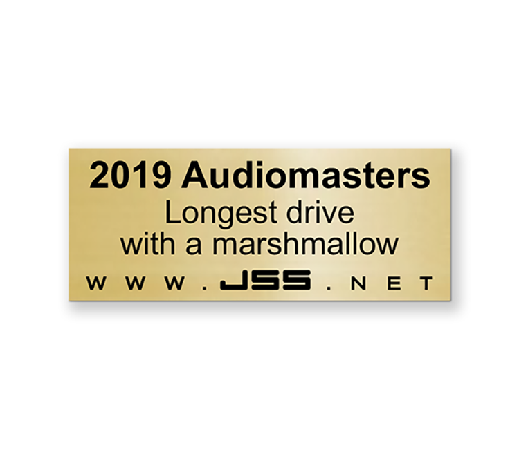 Full color metal dash plaques 0-3 sq" 5