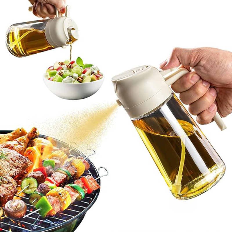 Oil Sprayer Dispenser 2 In 1 Cooking 5