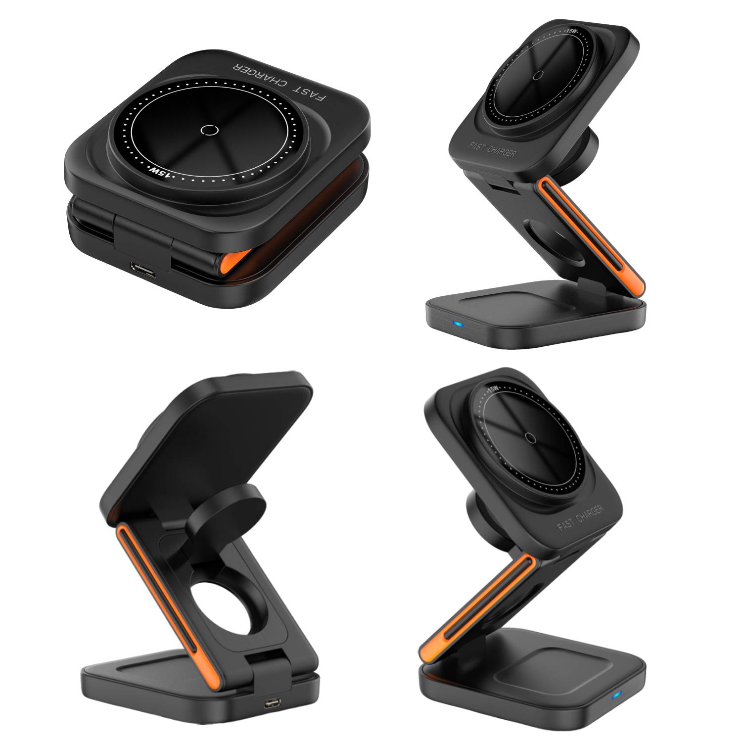 3 in 1 Foldable Wireless Fast Charger 11