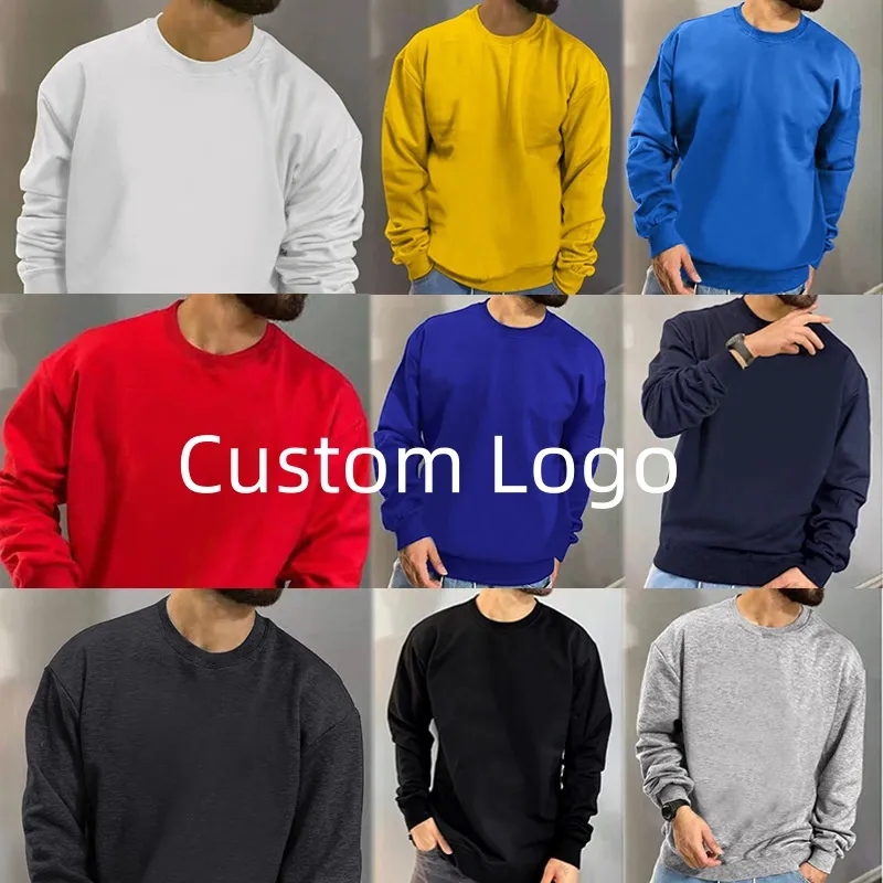 Crewneck Sweatshirt for Men, custom hoodie or sweatshirt with logo imprint 3