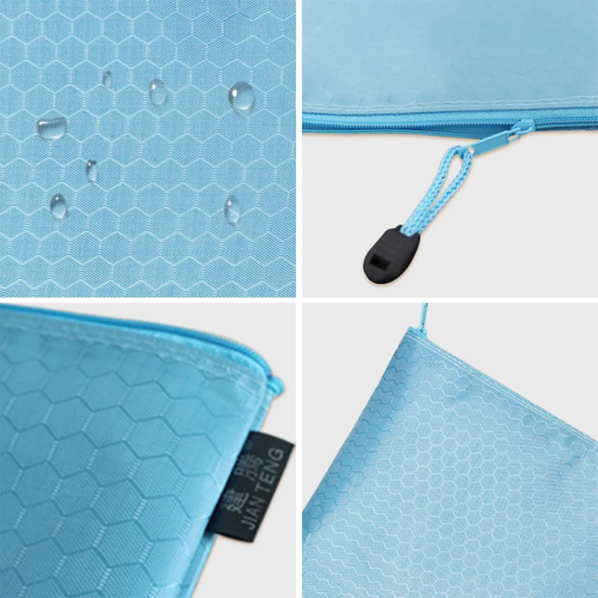 Waterproof File Bag Pencil Pouch With Zipper 3