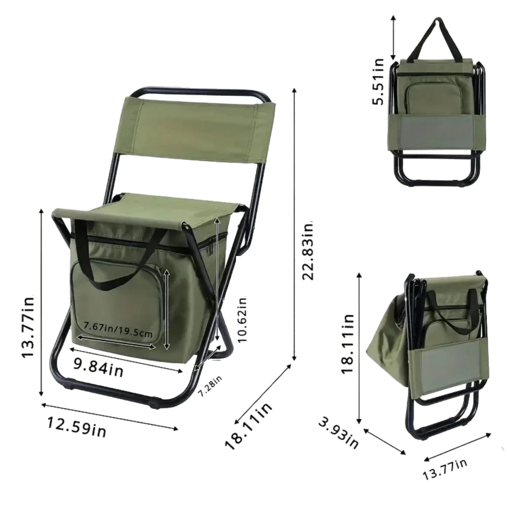 Outdoor Portable Folding Backpack Chair 6