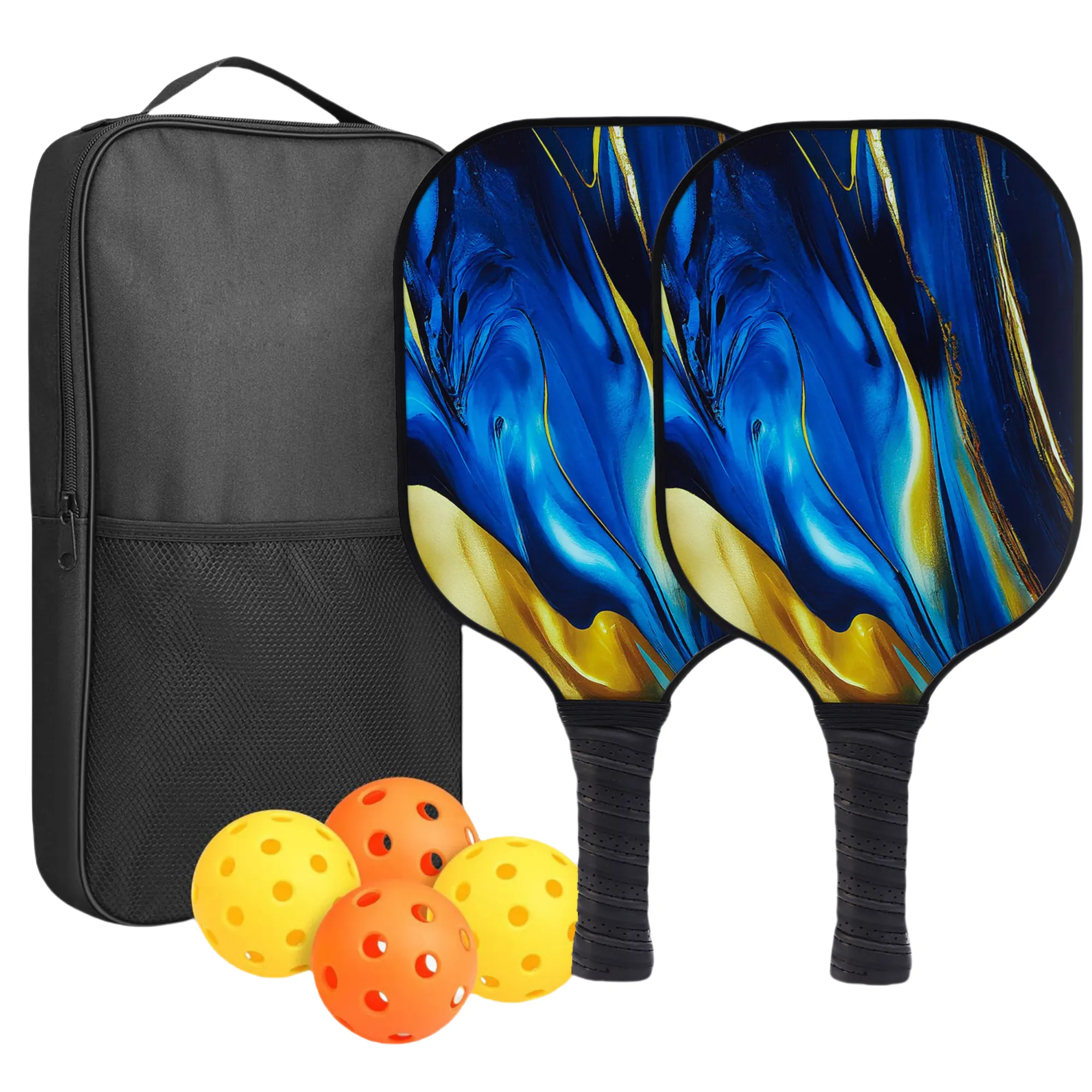 Carbon Fiber Pickleball Paddle Set 3
