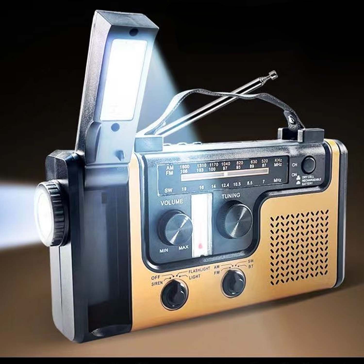 Rechargeable Solar Emergency Radio 4