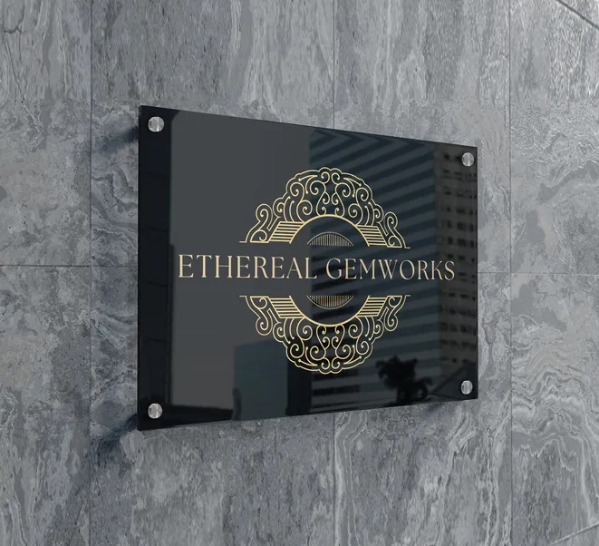 Opaque Acrylic Sign (12" x 12"/Sqft) 6