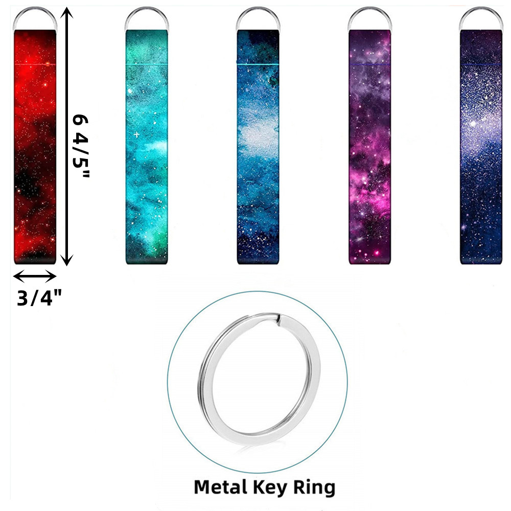 Custom Sublimation Wrist Keychain Lanyard 3