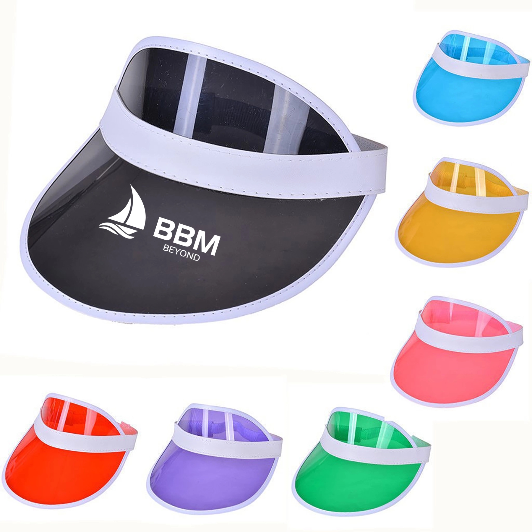 Uv Protection Pvc Visor Cap 4