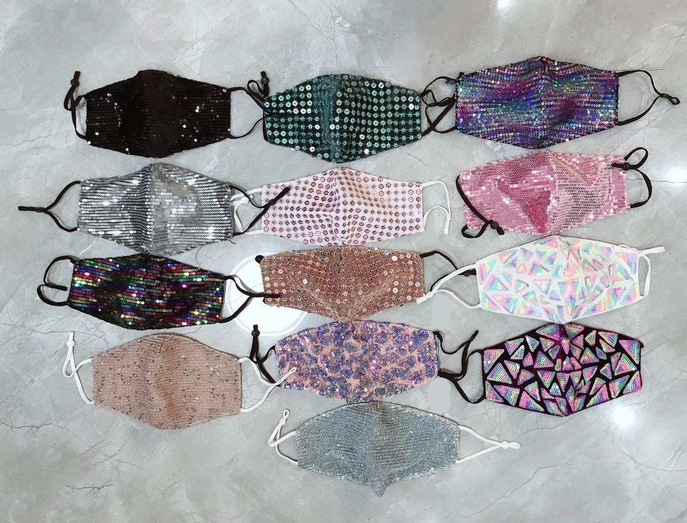 Sequin Face Mask 3
