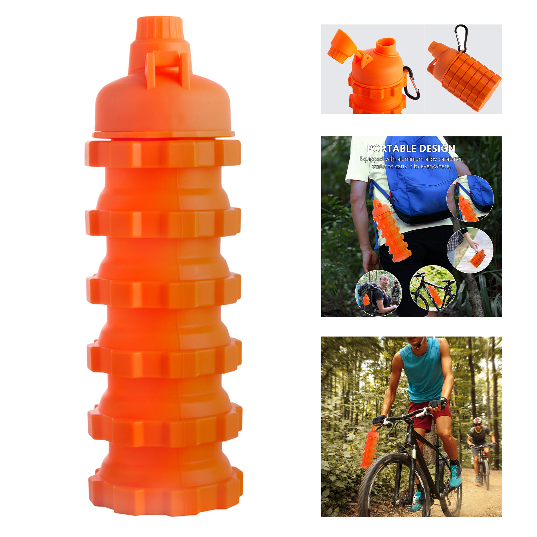 500ml Collapsible Silicone Water Cup 2