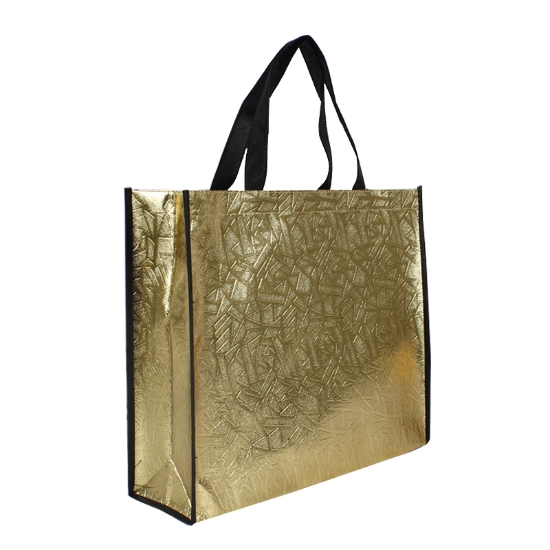 Custom Promo Laser Coated Non-Woven Shopping Gift Tote Bag 8