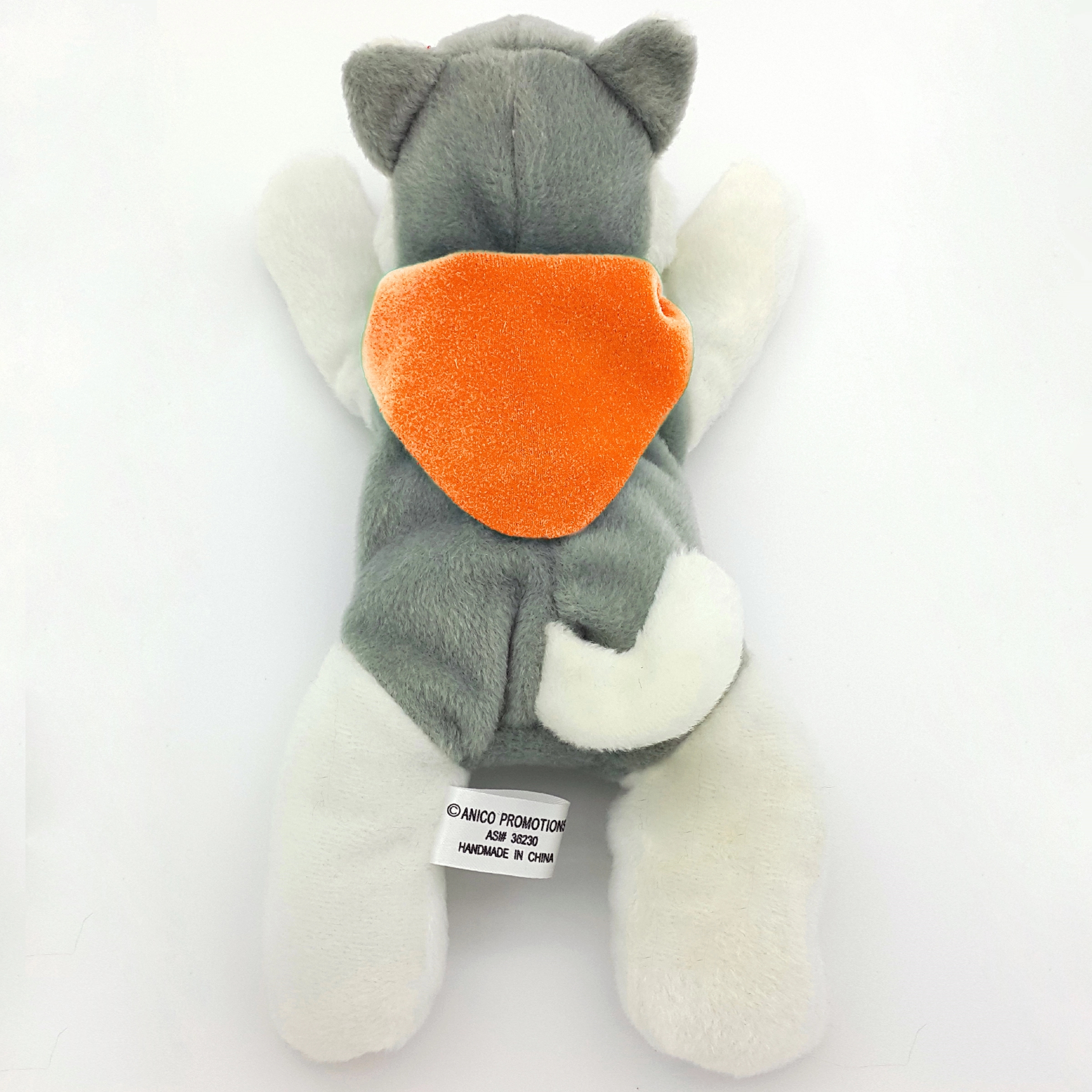8" Laying Down Beanie Husky 11