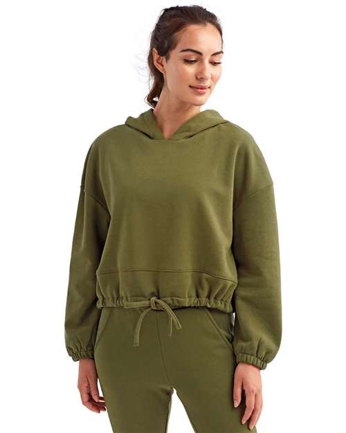 Women's Cropped Maria Hooded Sweatshirt - TD085 18