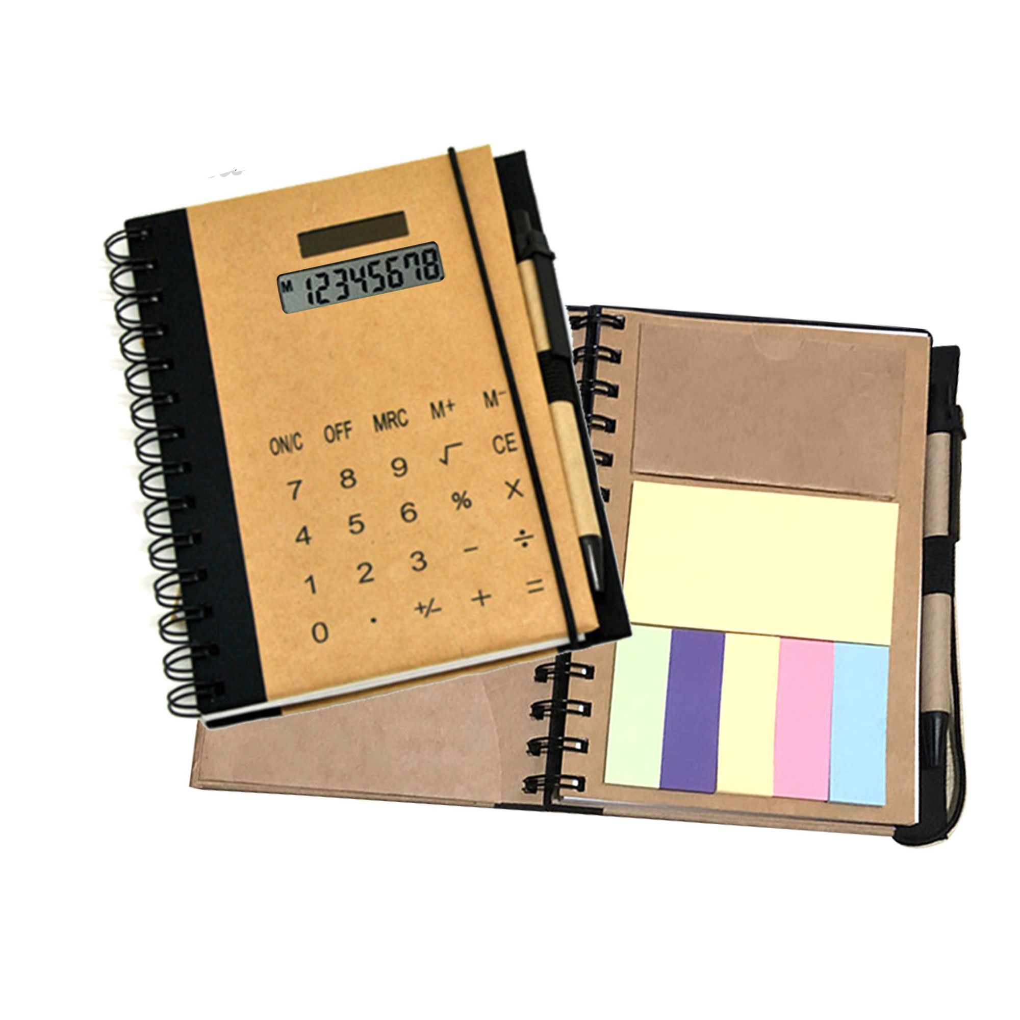 SolarCalculator With Pen Notepad Sticky Notes 1