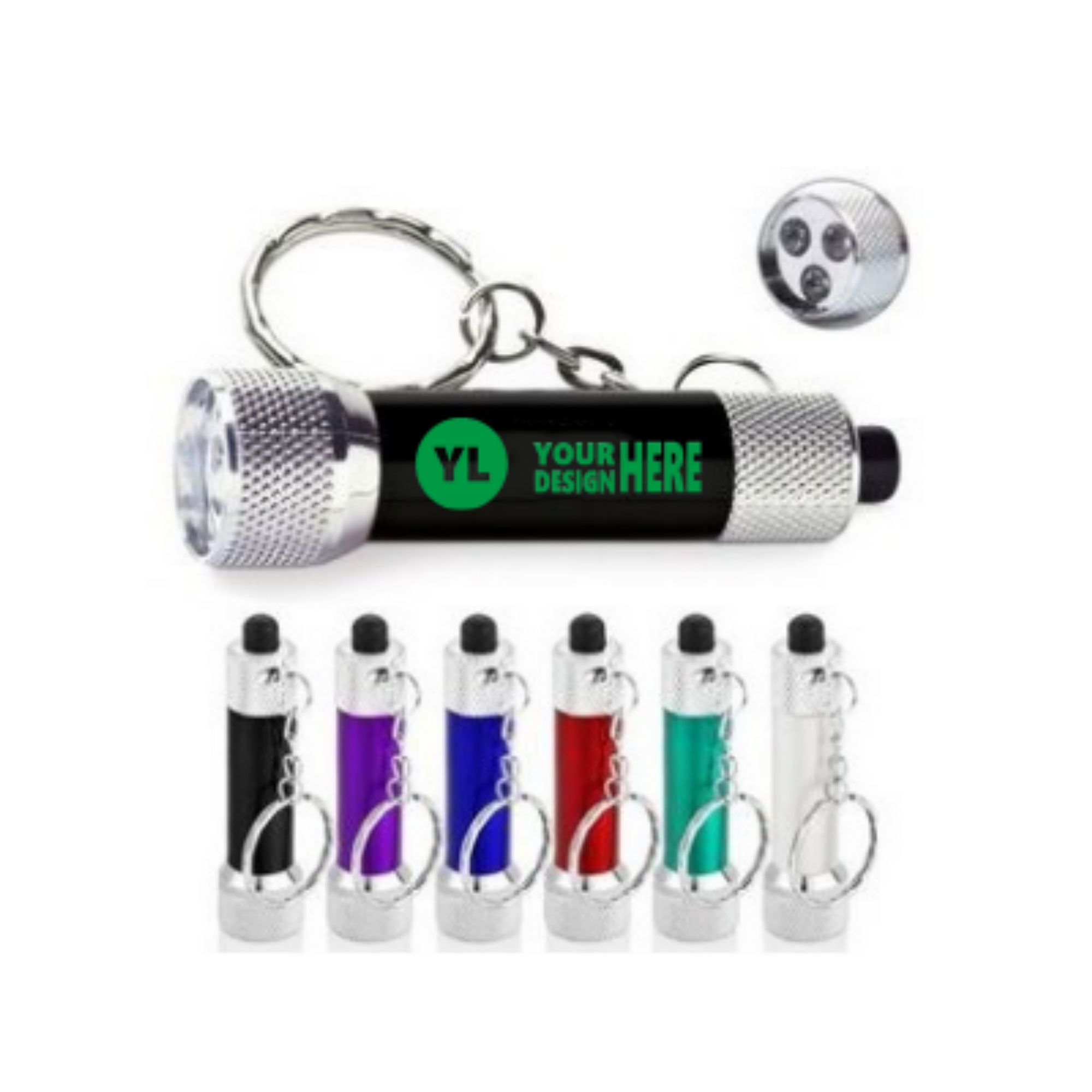 Mini LED Keychain Flashlight 2