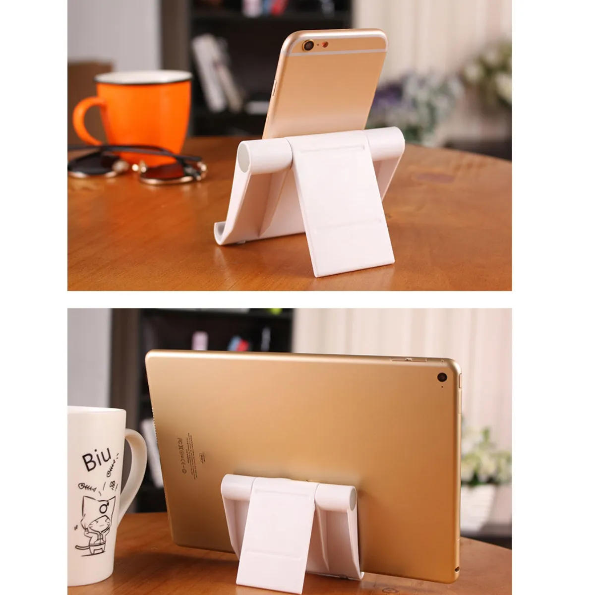 Cellphone Tablet Desktop Bracket Foldable Holder Stand 3