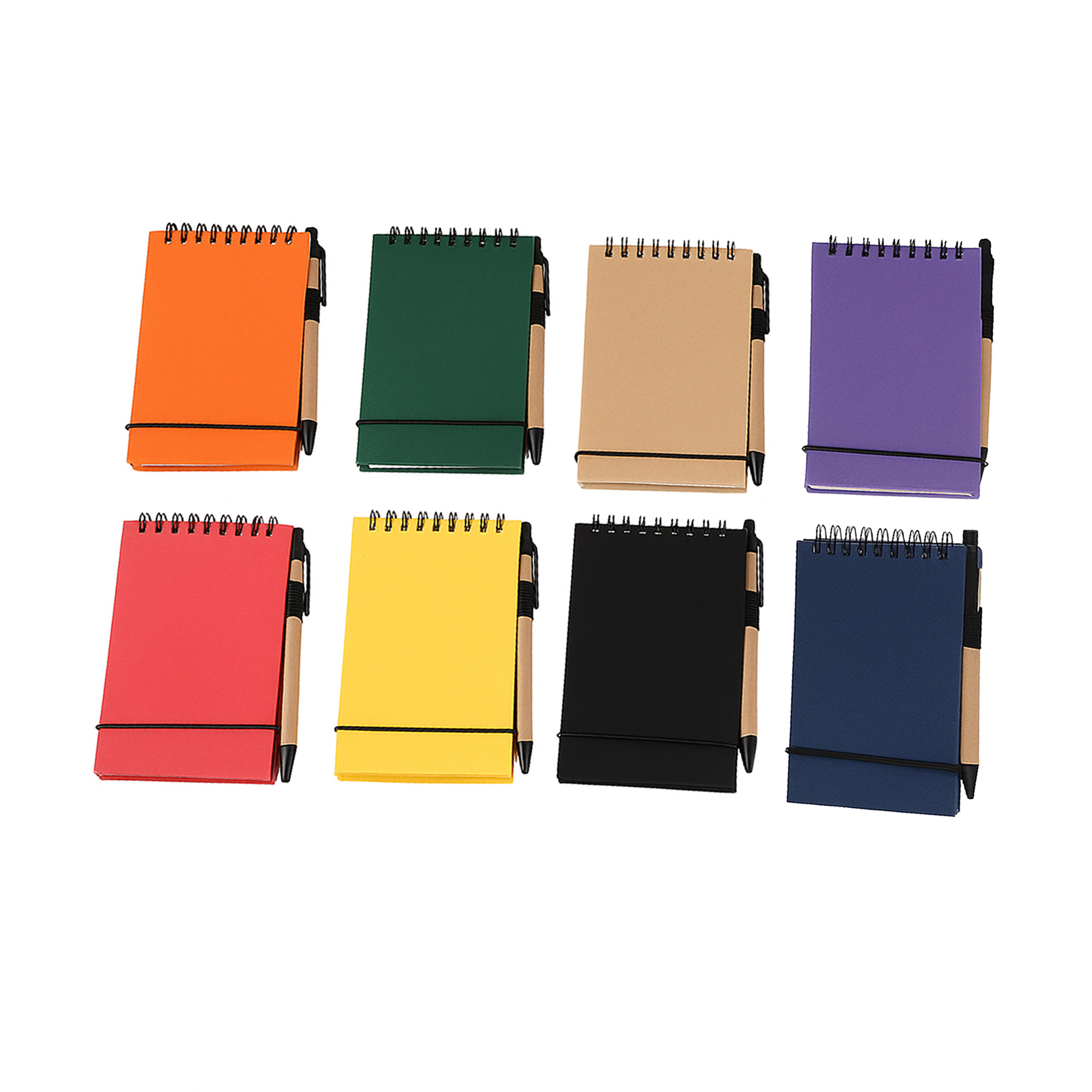 Portable Spiral Notebook With Pen 2