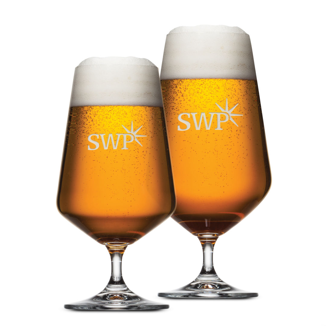 Breckland Beer Glass - 12.5oz/18oz - Deep Etch