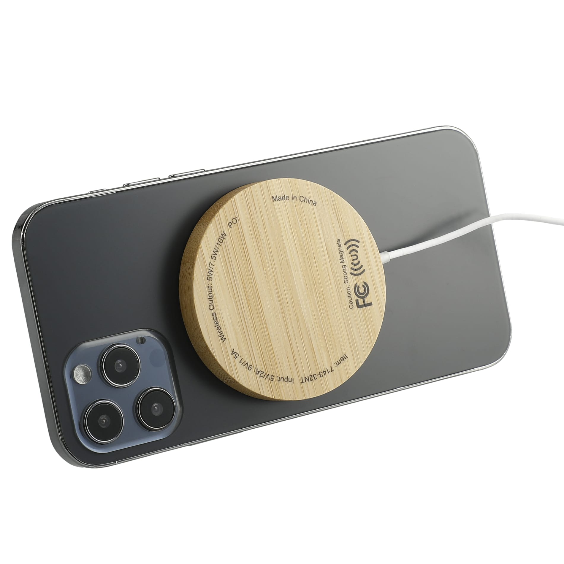 FSC® 100% Bamboo MagClick™ Fast Wireless Pad 12